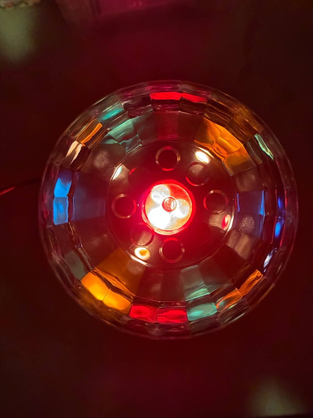 Revolving LED Party Light | Color Changing Rotating Disco Light | 1 Light - Picture 5 of 5